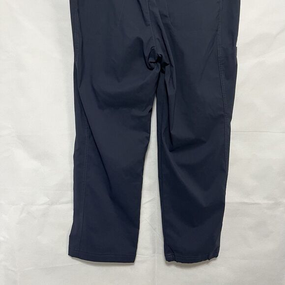 Title Nine Womens Navy Color Performance Stretch Crop Pants Size 10 - Picture 11 of 14